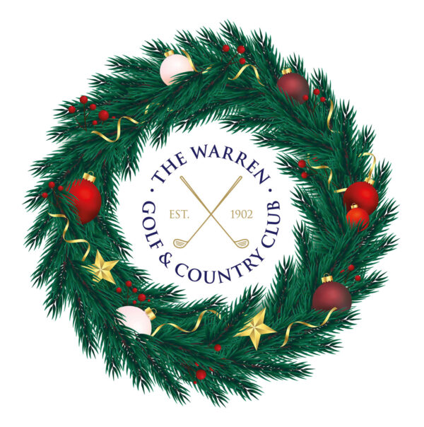 The Warren Golf & Country Club logo with wreath